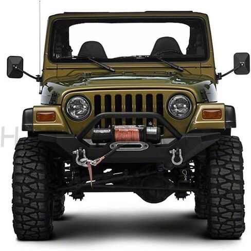 HTTMT MT371-032-M Pair Quick Release View Mirror Rectangular Black Compatible with Jeep Wrangler TJ JK 97-17 in Saudi Arabia