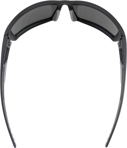 Global Vision Sly 88 Motorcycle Sunglasses Matte Black Frames Smoke Lens with Grey Double Injection Rubber in Saudi Arabia