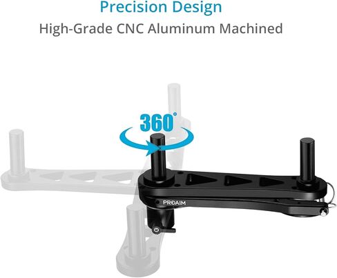 PROAIM Universal ST-Docking/Balance Bracket for Handheld Camera Stabilizers up to 25kg/55lb. Mount to C-Stands w 5/8" Post in Saudi Arabia
