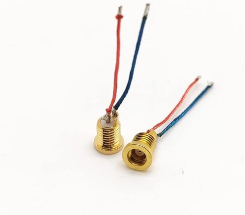 MMCX موصل سلك لحام أنثى DIY محول قابس الصوت مع كابل، MMCX سماعة رأس بديلة DIY محول كابل سماعة الأذن لـ IE800، Shure وموصل سماعات الأذن الأخرى (مقبس طويل) in Kuwait