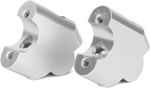Motorcycle Handlebar Riser Clamp,CNC Aluminum Alloy Motorcycle Handlebar Height - Raised 45mm for CRF1000L Africa Twin ABS/DCT 2016 2017 in Saudi Arabia