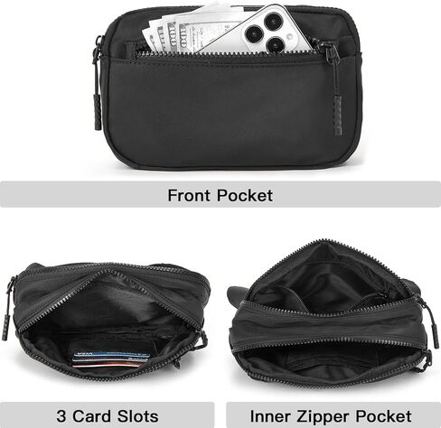 حقيبة حزام تيلينا للنساء والرجال 2 جيب بسحاب و4 جيوب بسحاب in Kuwait