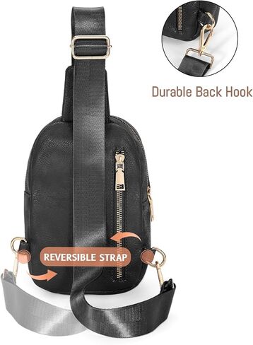 حقيبة حبال صغيرة للنساء من الجلد عبر الجسم، حقيبة فاني مضادة للسرقة، حقيبة صدر للسفر in Kuwait