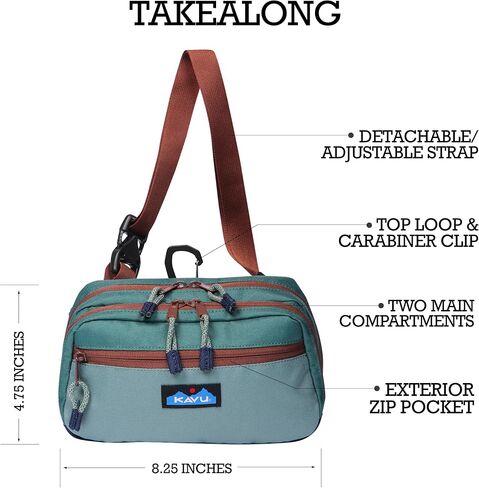 KAVU Takealong Accessory Kit Pouch with Detachable Strap - Carnival in Saudi Arabia