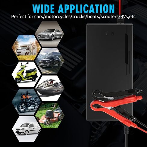 12V 10A LifePO4 Battery Charger 14.6V Smart Charger and Maintainer for LiFePO4 Lithium-Iron Deep Cycle Rechargeable Automotive Batteries in Saudi Arabia