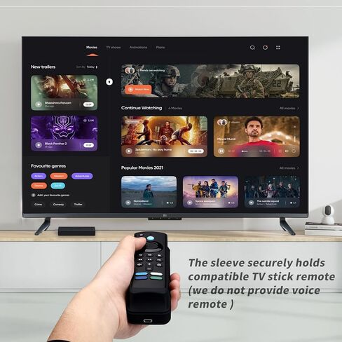 iPazzPort Mini Bluetooth Wireless Companion Keyboard Remote Controller لأجهزة التلفاز الذكية، ومشغلات البث، وFlip & Grasp Fire TV 30BR بإضاءة خلفية in Kuwait