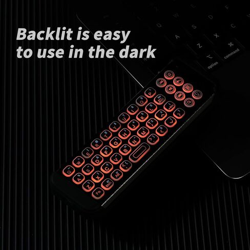 iPazzPort Mini Bluetooth Wireless Companion Keyboard Remote Controller لأجهزة التلفاز الذكية، ومشغلات البث، وFlip & Grasp Fire TV 30BR بإضاءة خلفية in Kuwait