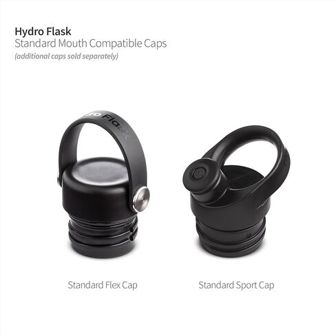 Hydro Flask Standard Mouth Bottle with Sport Cap in Saudi Arabia