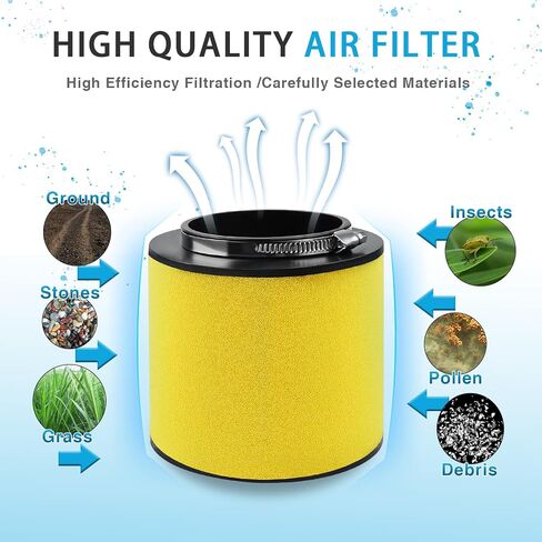 Air Filter 17254-HN1-A00 Replacement for Honda pioneer 700 Foreman 500 Rincon 680 Big Red 700 MUV700 TRX400EX TRX400X TRX500FA TRX500FE TRX500FM TRX650FA in Saudi Arabia