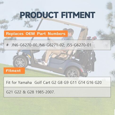 Primary Clutch for Yamaha G2 G8 G9 G11 G14 G16 G20 G21 G22 4-Cycle Gas Golf Carts 1985-2006, Aluminum Drive Sheave, JN6-G6201-03 JN6-G6201-04 in Saudi Arabia
