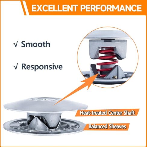 Primary Clutch for Yamaha G2 G8 G9 G11 G14 G16 G20 G21 G22 4-Cycle Gas Golf Carts 1985-2006, Aluminum Drive Sheave, JN6-G6201-03 JN6-G6201-04 in Saudi Arabia