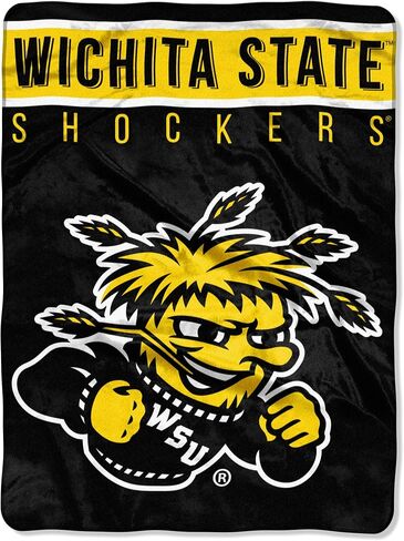 بطانية رمي راشيل للبالغين من الجنسين من Northwest NCAA Wichita State Shockers، مقاس 60 بوصة × 80 بوصة، أساسية in Saudi Arabia