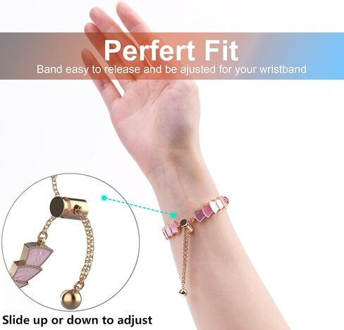 Wongeto Compatible with Fitbit Inspire 2 Bands/Inspire HR Bands for Women Girls, Slim Dressy Metal Bracelet Replacement Straps for Fitbit Inspire 2 / Inspire HR Smart Watch in Saudi Arabia