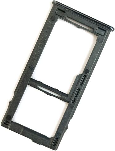 Dual Sim Card Tray and Micro SD Holder for Samsung Galaxy A42 5G A426 A426U Slot Socket (Black) in Saudi Arabia