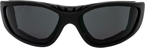 نظارات باتريوت مبطنة ثنائية البؤرة لركوب الدراجات النارية باللون الأسود مع عدسة دخان + 2.0 تكبير Z78.1 + نظارات تتحول إلى نظارات واقية in Kuwait