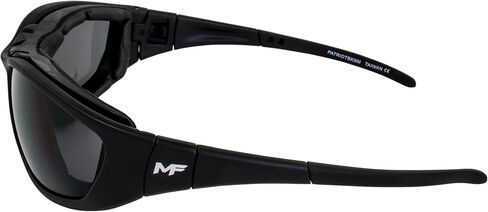 نظارات باتريوت مبطنة ثنائية البؤرة لركوب الدراجات النارية باللون الأسود مع عدسة دخان + 2.0 تكبير Z78.1 + نظارات تتحول إلى نظارات واقية in Kuwait