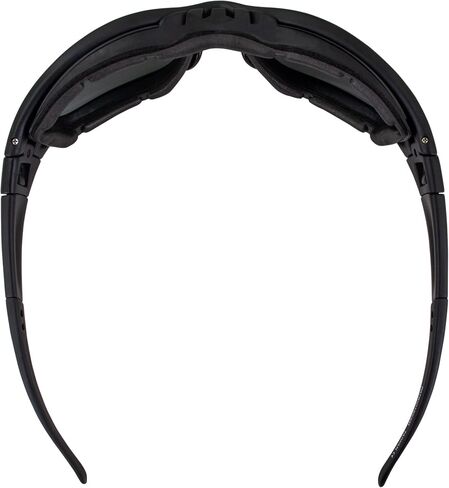 نظارات باتريوت مبطنة ثنائية البؤرة لركوب الدراجات النارية باللون الأسود مع عدسة دخان + 2.0 تكبير Z78.1 + نظارات تتحول إلى نظارات واقية in Kuwait