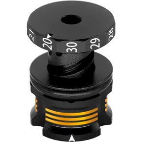 OGRC RC Ride Height Gauge RC Jack RC Height Measuring Ruler Adjustable 20-30mm for 1/8 1/10 RC Truck (Black Silver)