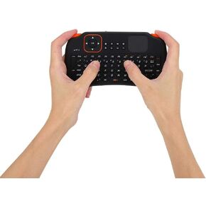 Zopsc 2.4G Mini Wireless Keypad for Android Remote Control 83-Key USB Mini Keyboard Handhold Keyboard with Touchpad