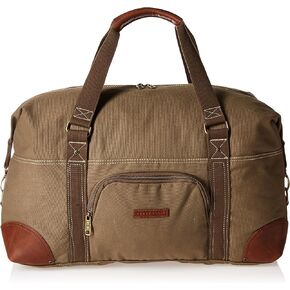 Perry Ellis 22" Carry-on Weekender Canvas Duffel Bag