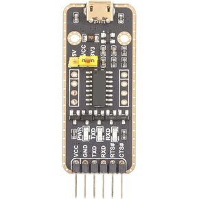 Micro USB to UART TTL Universal Serial Communication Module, USB to UART Adapter, 50bps - 6mbps, CH343G Chip, Support Output 3.3V/5V, Resettable Fuse, ESD Electrostatic Protection
