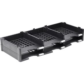 منظم الأدبيات Storex Modular 12 مقصورة، أسود