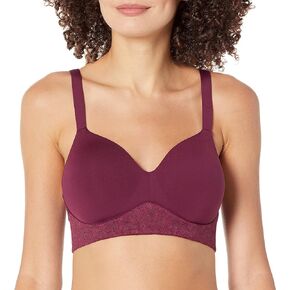 PLAYTEX Women's Secrets, ComfortFlex Wirefree Full-Coverage, Wireless Convertible T-Shirt Bra