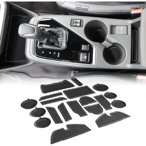 Auovo Cup Holder Inserts Liners Compatible with Subaru Crosstrek 2024 2025 Impreza Accessories Car Custom Silicone Cup Holder Mat Pad 8PCS (Black Trim)