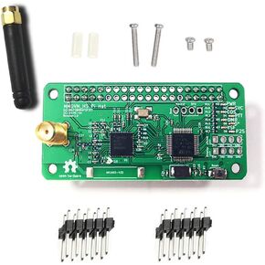 MMDVM Hotspot Spot Radio Station+ Antenna + OLED with Screen Support P25 DMR YSF D-Star UHF Expansion Board WiFi Digital Voice Modem Suitable for Raspberry Pi-Zero W, Pi 3, Pi 3B+
