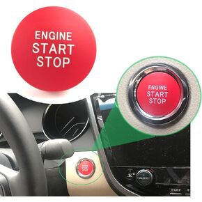 engine start stop push button Replacement for Tacoma corolla tundra camry 4runner highlander prius fj cruiser rav4 avalon accessories smart start button without light Crystal black