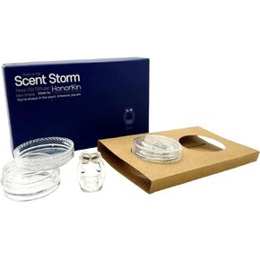 Scent Storm 2pcs Easy Wearable Nose Clip Diffuser Mini Reusable Inhaler for Essential Oils Stuffy Nose Relief Prevent Drowsiness Extreme Aromatherapy(Without Oil)
