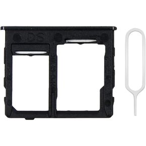MMOBIEL Dual SIM Card Slot Tray Holder Replacement Compatible with Samsung Galaxy A32 5G 2021 - Incl. SIM Pin - Black