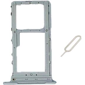 for Samsung Galaxy Tab A8 10.5 Port SM-X200 SM-X205 Sim Card Tray & Micro SD Sim Card Holder Container Replacement Part White