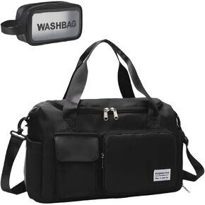 Gym Bag for Men Women with Shoe Compartment, Cute Travel Duffle Bag for Women, Weekender Overnight Bag, Carry on Tote Bag Sport Duffel bag for Dance, Swim