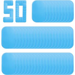 50 Pcs/25 Pack Gel Pads for Abs Stimulator Ab Trainer Replacement Gel Sheet for EMS AB Stimulator Gel Pad for All Abdominal Belts Muscle Stimulator Ab Toner