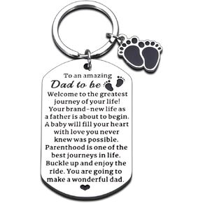 Dad to Be Gifts for 1st Time Dad, Baby Announcement, Gifts for Fathers Day, Keychain Gifts for Dad, Gender Reveal Gifts, First Time Dad Gifts for New Dad, New Dad Gifts for Men, Dad Baby Shower Gifts