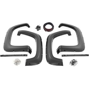 Rough Country Pocket Fender Flares for 2020-2024 Chevy 2500HD/3500HD - F-C12011A