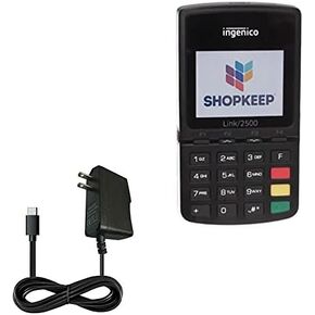 BoxWave Charger Compatible with Ingenico Link 2500 - Wall Charger Direct (5W), Wall Plug Charger for Ingenico Link 2500, Ingenico Dual/2500, iSMP4 | Link 2500