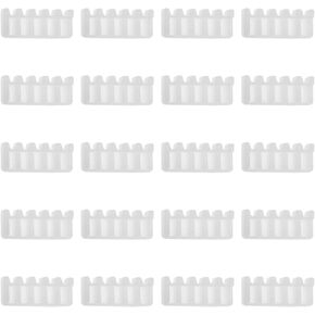 Vertical Curtain Repair Gear Vertical Curtain Gear Comb for Vertical Curtain Repair Vertical Curtain Replacement Parts (White) -20PCS