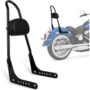 PSLER Motorcycle Sissy Bar Backrest Detachable Rear Passenger Sissy Bar for Softail Slim FLSL Deluxe FLDE Heritage Classic FLHC LHCS 2018-2022