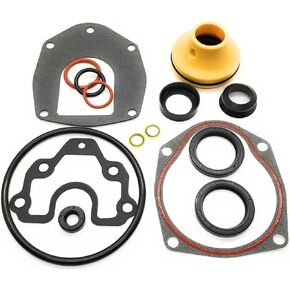 REPLACEMENTKITS.COM Brand Lower Gearcase Seal Kit Compatible with Mercury Verado 4 & 6 Cyl. Outboards Replaces 26-830749A01
