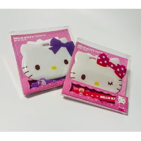 Hello Kitty Large Size Luggage Tags - 2 Count - Choose 2 Adorable Hello Kitty's Faces or 2 Unique Illustrations (Kitty Images)