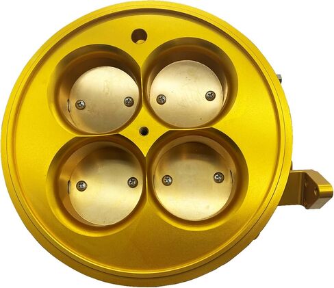 PCE138.1003 2200 CFM 4 BBL 4500 Billet Dominator Throttle Body (Golden) in Kuwait