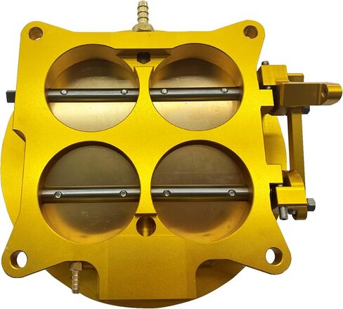 PCE138.1003 2200 CFM 4 BBL 4500 Billet Dominator Throttle Body (Golden) in Kuwait