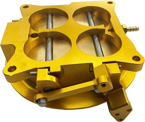PCE138.1003 2200 CFM 4 BBL 4500 Billet Dominator Throttle Body (Golden) in Kuwait