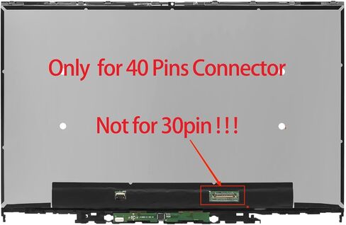 بديل لجهاز Dell Inspiron 14 5410 7415 2 في 1 P147G P147G001 14.0 بوصة FHD شاشة LCD تعمل باللمس محول الأرقام الجمعية لوحة التحكم باللمس (فقط لـ 30Pin) أسود in Saudi Arabia