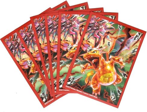 Pokemon - Charizard ex Card Sleeves - Deck Protectors - x65 - Charizard ex Premium Collection Exclusive in Saudi Arabia