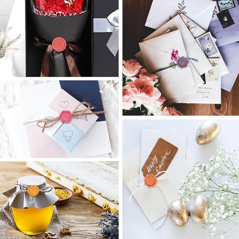 1000 قطعة من خرز الشمع لمجموعة ختم ختم الشمع. 24 لونًا من خرزات الشمع الختم. مجموعات ختم الشمع لطوابع الحرف اليدوية وأدوات القرطاسية وشمع الختم ومشاريع الشمع ومجموعات ختم الشمع in Kuwait