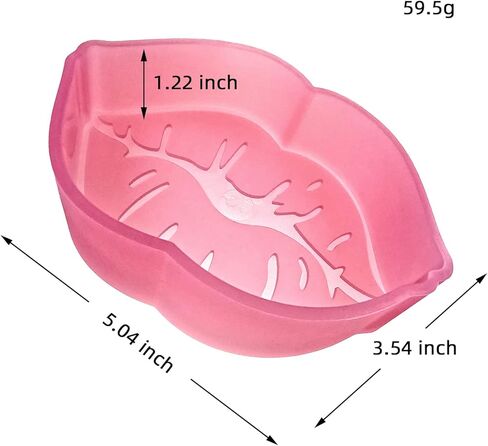(300 Design Optional) MUBYOK M26 Lip Shaped Silicone Freshie Mold for Baking Aroma Beads Car Freshie Supplies in Kuwait