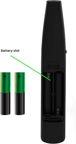 BYEASY Presentation Clicker, 2.4Ghz Wireless Presenter Remote with Green Laser for Presentations 100 FT, RF 2.4GHz PowerPoint Clicker for Powerpoint Presentations and Google Slides P6100 in Saudi Arabia